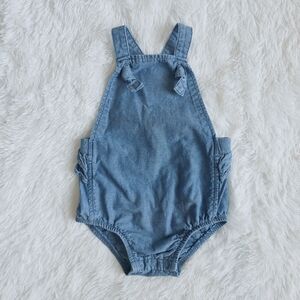 Denim Blue Baby Romper